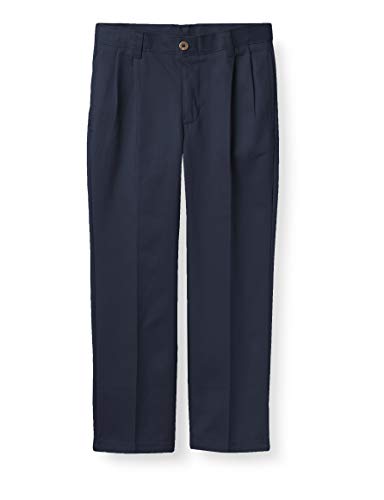Chaps Boys' School Uniform Pleated Twill Pant - Main Image