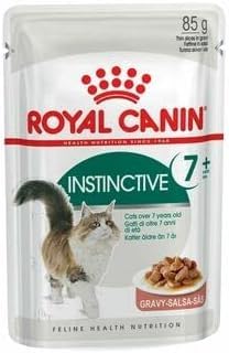 Royal Canin Instinctive Adult 7+ In Gravy Adult Wet Cat Food 85g (Pack of 24)