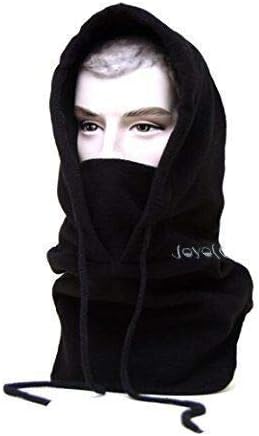 Joyoldelf Thermal Balaclava Face Mask Outdoor Sports Hood Hat (Black)