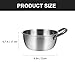 ABOOFAN Mixing Bowl with Handle Stainless Steel Ramen Pot for Home Cooking for Salad Instant Noodles and More Suitable for All Stove