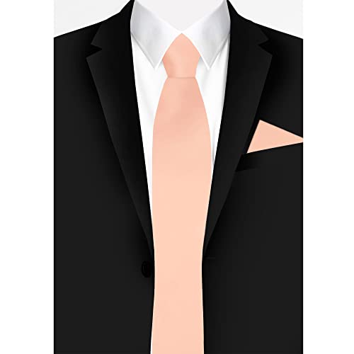 Image of Jacob Alexander Men's Pocket Square Solid Color Handkerchief