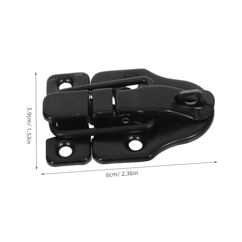 Image of DOITOOL 6pcs Antique Metal Toggle Latch with Padlock Hole for Toolboxes Wooden Boxes and Jewelry Cases Durable Iron Buckles with Retro Style