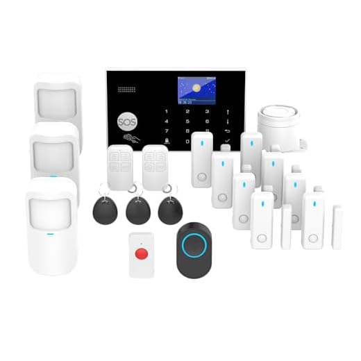 TUGARD Allarme sistema WiFi/GSM 2G, compatibile con Google Home e Alexa, kit antifurto con sirena, rilevatore di movimento, campanello per porta, sensori per porte per proteggere la casa e l'ufficio