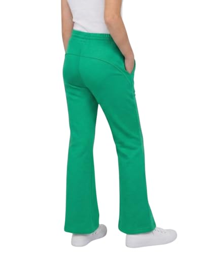 Image of WELAKEN Girls Sweatpants for Casual & Athletic - Kids Flared Pants Bell-Bottom Trousers with Pockets