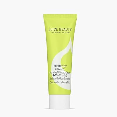 Juice Beauty PREBIOTIX C-Boost 72-Hour Hydration Cream - 20% Vitamin C & Niacinamide Face Moisturizer - Brightens, Smooths & Evens Skin Tone - Whipped Hydrating Face Cream - Vegan - 50ml