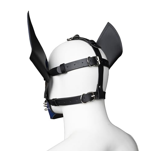 Máscara Steampunk para Perro con Orejas Puppy Full Face miniatura 6