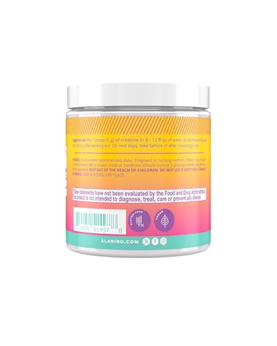 Alani Nu Creatine Monohydrate Powder | Unflavored | Micronized Creatine Powder | Gluten Free | Sugar Free | Vegan | 30 Servings - image 3