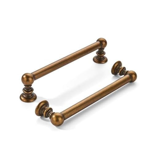10 Pack Antique Brass Cabinet Pulls