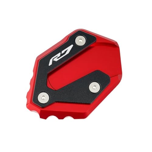 Accessoires de moto YZF-R7 avec plaque élargisseur de béquille en alu CNC