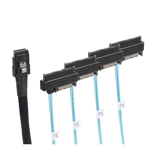 Cable Internal S-AS 36pin SFF8087 a 4X29pin S-AS 0.5M miniatura 5