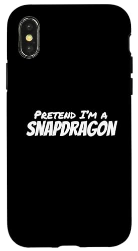 Pretend I'm a SNAPDRAGON ���C�W�[�n���E�B���R�X�`���[���p�[�e�B�[ �X�}�z�P�[�X iPhone X/XS �p