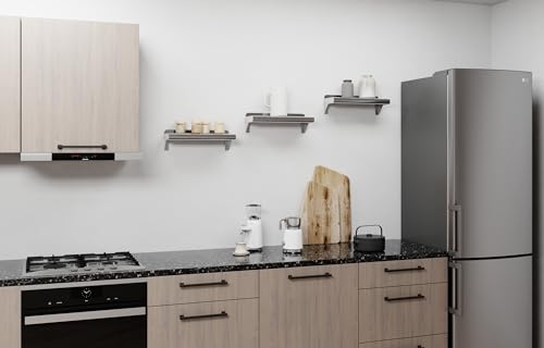 Image of AmGood 6 inch X 16 inch Stainless Steel Wall Shelf | Metal Shelving | Garage, Laundry, Storage, Utility Room | Restaurant, Commercial Kitchen | NSF