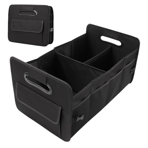 Borse di stoccaggio del bagagliaio, Borsa pieghevole organizer per bagagliaio dell'auto, Organizer Bagagliaio con Tasche Extra e Pareti Rinforzate, Compatto per l'Auto