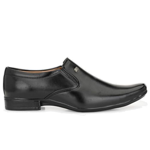 Image of Leatherkraft Formal Heeled Slip-On Shoes