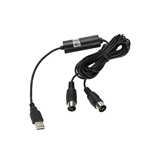 ���j�o�[�T��MIDI to USB�P�[�u���R���o�[�^�[�ALED�C���W�P�[�^�[���ڂ̃v���O�A���h�v���CMIDI�C���^�[�t�F�[�X�A�d�q�L�[�{�[�h�E�M�^�[�p2.4m MIDI�P�[�u���AWindows�����Mac OS X�ɑΉ�