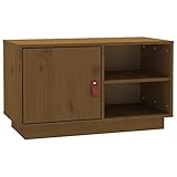 Farbe: Honigbraun Material: Massives Kiefernholz Abmessungen: 70 x 34 x 40 cm (B x T x H)