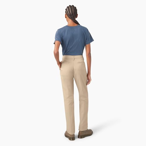 Dickies Womens Super Flex Twill Pant - Straight, Desert Sand, 36 - image 2