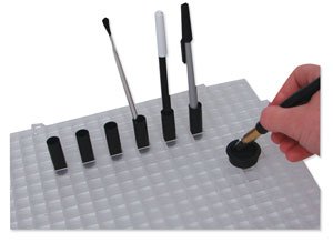 Creator's Waffle Grid 2-Pack - Seen On Hgtv/Diy Cool Tools Network - 100% Usa Solid Bottom Modular - Glass Cutting, Small Parts, Liquid Containment, Grow Room, Medical - Home, Office, Clinic, Shop #TOP4