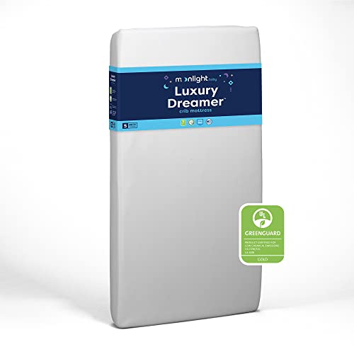 Image of Moonlight Slumber Luxury Dreamer Crib Mattress - Firm, Dual Sided, Standard Size, Waterproof, 5in.