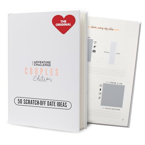 The Adventure Challenge Couples Edition - 50 Scratch-Off Date Night Ideas | Unique Couple Gifts |...
