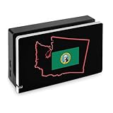 Washington State Map and Flag Switch Dock Cover Dust Anti Scratch Hard PC Shell Protective Panel for Switch