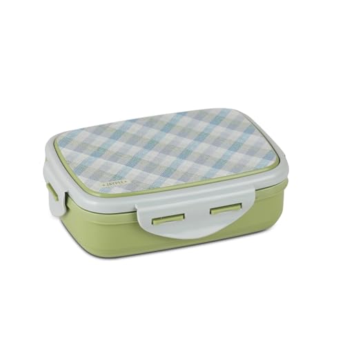 Image of JAYPEE Ecosteel Jr. Stainless Steel Insulated Lunch Box for School Kids 425 ml Airtight Leakproof Tiffin Box for Girls & Boys Food Grade Mini Box, New Green