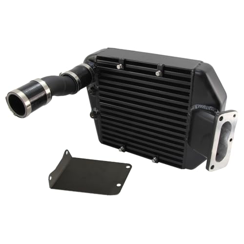 PKSABB Top Mount Intercooler Kit For Toyota Landcruiser 80/100 Ser. 1HD-T HDJ80 4.2L Black
