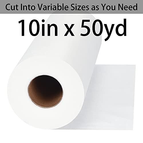 Water Soluble Stabilizer For Embroidery Backing & Topping (10 In X 50 Yd Roll), Seneme 1.5Oz Embroidery Stabilizers - Wash Away Embroidery Stabilizer For Machine Embroidery Stabilizer And Hand Sewing #TOP2
