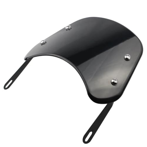 Pare-brise moto universel phare rond deflecteur vent 6.5 9.45 pouces