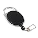 BE-TOOL Retractable Keychain Heavy Duty Carabiner Badge Holder, Tactical ID Badge Reel with Steel Retractable Cord