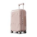 ROAMING Diseño creativo de equipaje de mano para helado, Rosado, 20-Inch Carry-On Luggage, Con interfaz USB