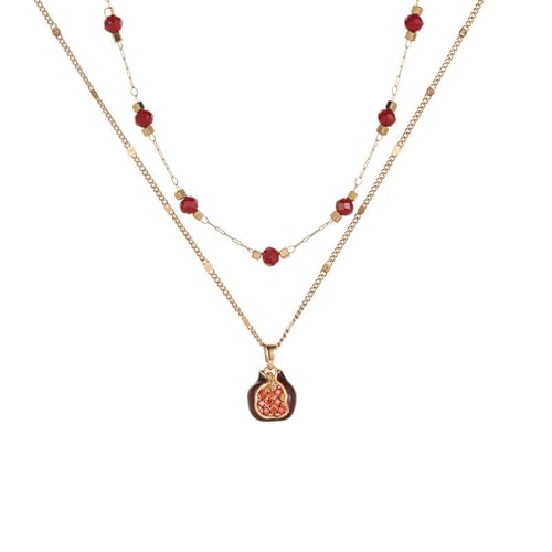 Collier vintage multiniveaux en perles, cadeau idéal femmes et filles