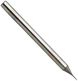 Karnasch 306213006002 Mikrofräse aus Hartmetall mit kugelförmiger Vorderseite, polierte Messer 2-25 × D, 0,6 mm, Schnittdurchmesser 0,3 mm, Radius der Ecke, 2 mm, Länge 4 mm