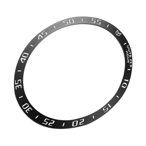 Bisel de metal contra arañazos en el reloj mediante anillo protector de acero inoxidable de diseño