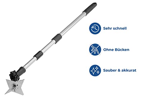 Fugenkratzer mit Teleskopstiel von Maximex mit 4-Zack Design