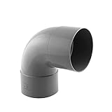  Coude PVC évacuation, ø 100 mm - 87°30\' FF