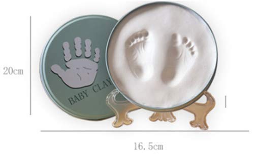 Baby Ornament Keepsake Kit - Handprint & Footprint Clay Casting Kit - Unique Baby Shower for Newborn Boys and Girls - Personalized Registry, Nursery Decor