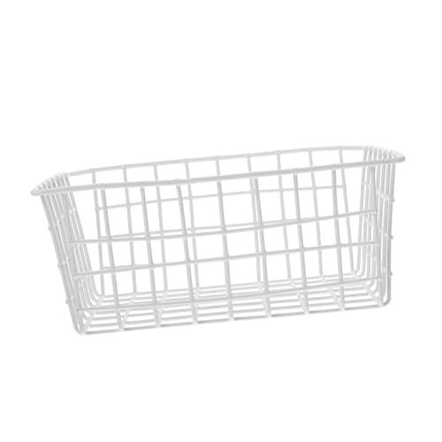 RORPOIR Cesta para Congelador de Alambre de Organizador de Alimentos para Contenedor de Almacenamiento para Nevera y Blanca y Ligera