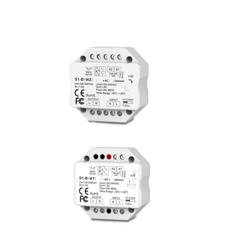 Controlador LED S1-B(WT) regulador tiristor AC para interruptor de boton inteligente 2
