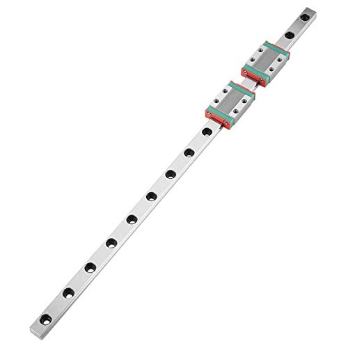 300mm Length Linear Guide Rail 9mm Width Linear Motion Rail with 2pcs MGN9B Block Carriage Slide MGN9B