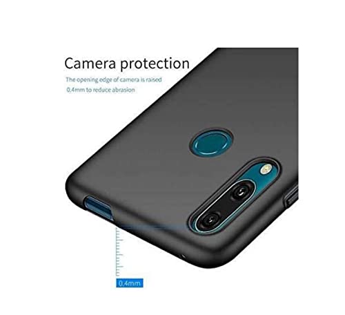 Image of Mobile Back Cover Case for Honor 9X (Silicone Case|CameraProtection|Black SC1510)