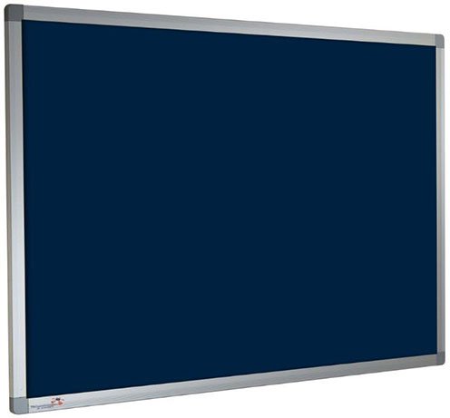 Charles Twite Noticeboard Class 1 Aluminium Framed 900mm x 600mm, Midnight