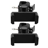 MAJORMENCH 2 Stück Fahrradkamera und Smartphone Halterung aus Kunststoff 360° Drehbar für Lenker Ø15 36mm rutschfeste Multifunktions Klemmhalterung