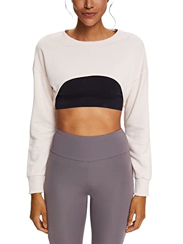 ESPRIT SPORTS Femme OCS sw Shrug T-Shirt, Light PINK, L