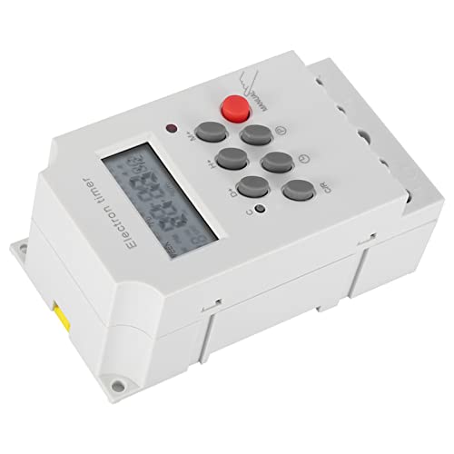 Qiilu QIILU5W8GDK6B7I-03 220 Volt Timer Water Heater Timer Kg316T Ii 30A Digital Timer Switch Programmable Electronic Time Control Switch cover