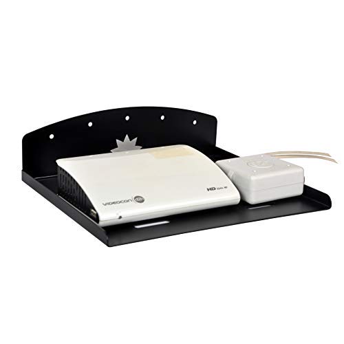 D&V ENGINEERING - Creative in innovation heavy Duty Wall and Ceiling Mount Set top box stand with black powder coated for DVD, Telephone, WiFi router and music player (Standard) (B07KYFHFHG) Amazon Price History, Amazon Price Tracker