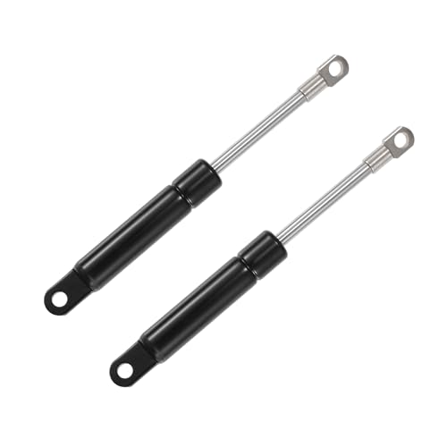 X AUTOHAUX 2 Pcs 6 Inch 35Ib/156N Black Lift Supports Struts Shocks Gas Spring Universal for RV Car Truck Boat Window Cabinet Door Cover Lids