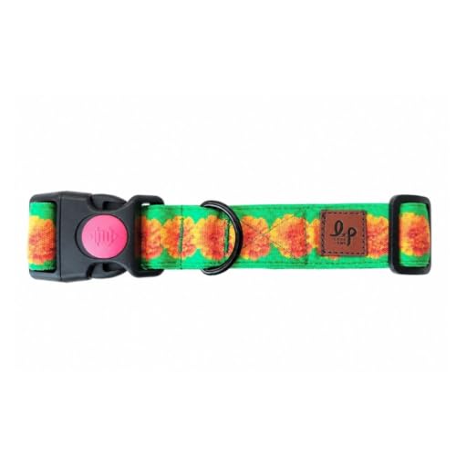 Image of Lana Paws Garland Fabric Dog Collar, Lightweight & Durable Belt for Small Dogs
