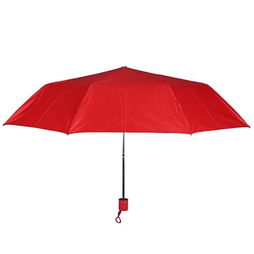 Image of 3-Fold Mono Silver Manual Opening 21.5inch Umbrella for Mens and Womens