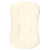 Hooyax Muslin Lounger Cover, Organic Cotton Removable Slipcover for Toddler & Infant, Padded Lounger Floor Seat Cover for Boys & Girls, Large Size 37 x 21 Inch, Beige